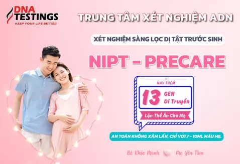 NIPT - PRECARE 7 + BLM 13 (Ưu đãi giảm 10% khi đăng ký trực tuyến)